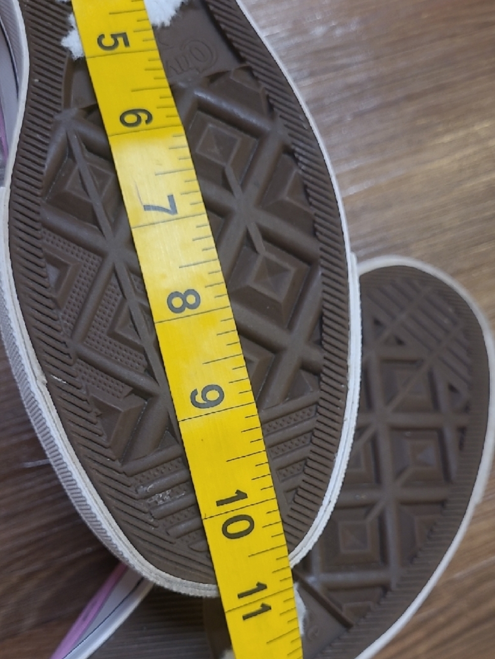 Converse Pink & White Low Top Sneakers - Picture 14 of 16